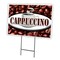 Signmission Cappuccino Yard Sign & Stake outdoor plastic coroplast window, C-1824 Cappuccino C-1824 Cappuccino - alternate 1